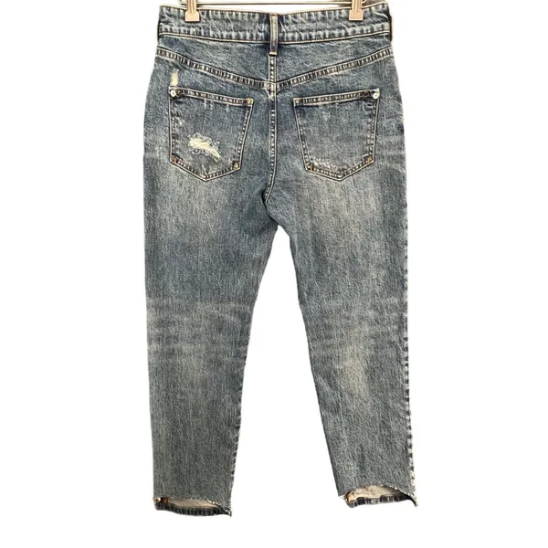 Pilcro Jeans Women 25 Blue‎ Distressed Mom High Rise Denim Stretch Festival - Image 3