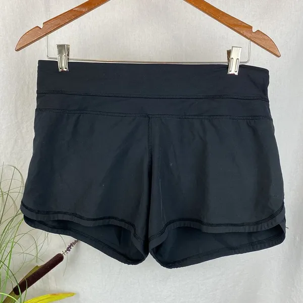 Lululemon Black Running Sport Athletic Shorts 8 - Image 2