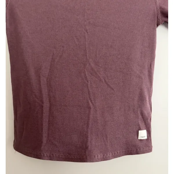 Vuori Pose Fitted Tee Cropped Short Sleeve Mauve Women's Size XS - Image 5