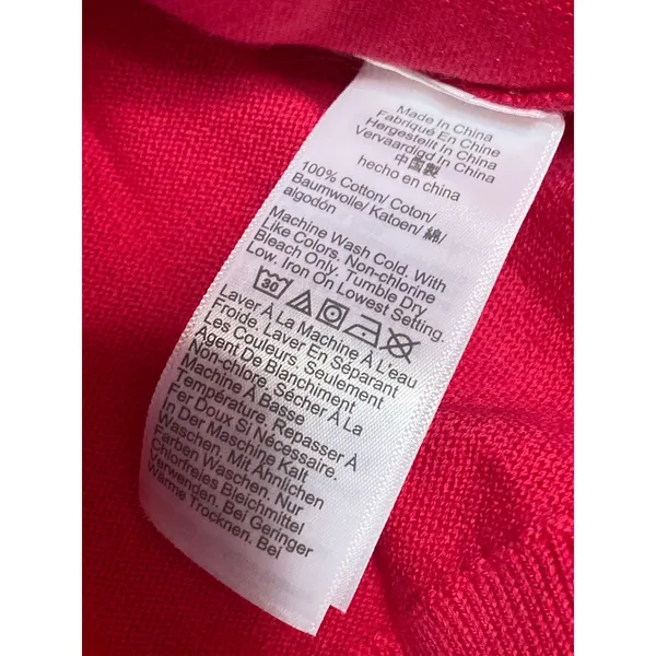 Madewell Women's Pink Crew Neck Long Sleeve Button Down Cardigan Sweater Top XS - Image 6