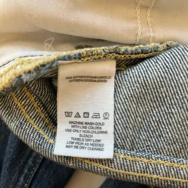 We The Free People Maggie Mid-Rise Straight Leg Crop Jean Sequoia Blue 26‎ - Image 4