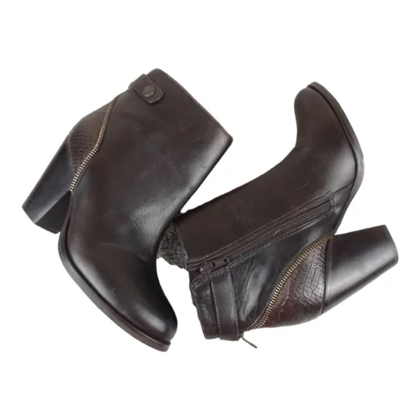 Arturo Chiang Brown Hayden Booties Size 6.5 B56‎ - Image 3