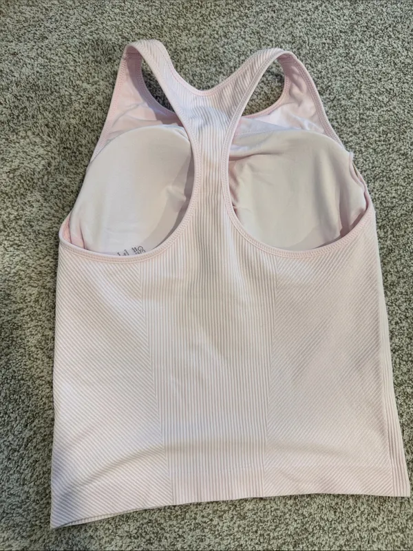 CALIA by Carrie Underwood Pale Pink Ribbed Racerback Tank - Image 3