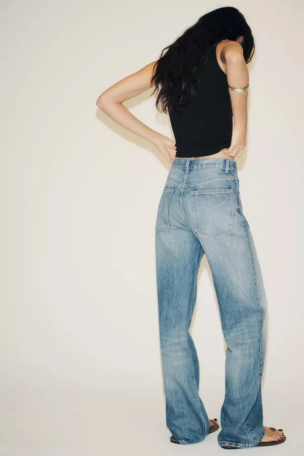 High Waist Mid rise full length jeans - Image 2
