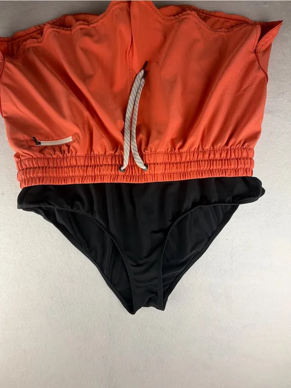 Vuori Women’s‎ Coral Orange Athletic Hybrid Shorts XL Quick Dry - Image 5
