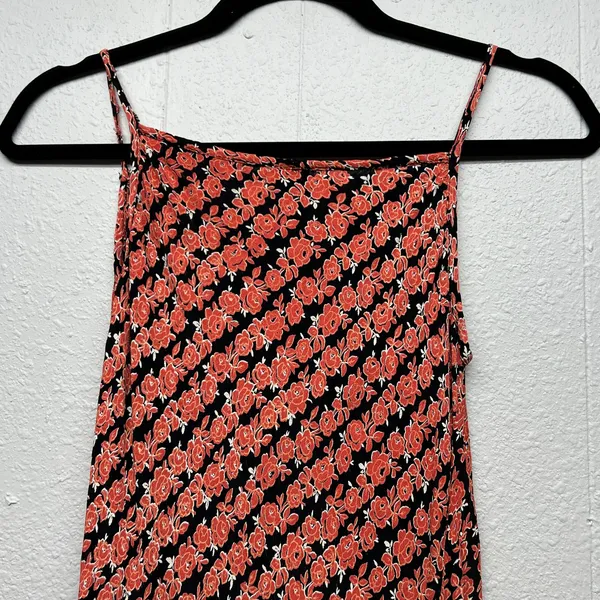 Vintage Nolita Patchwork Beaded Floral Maxi Dress Womens Small Y2K Fairy Grunge - Image 9