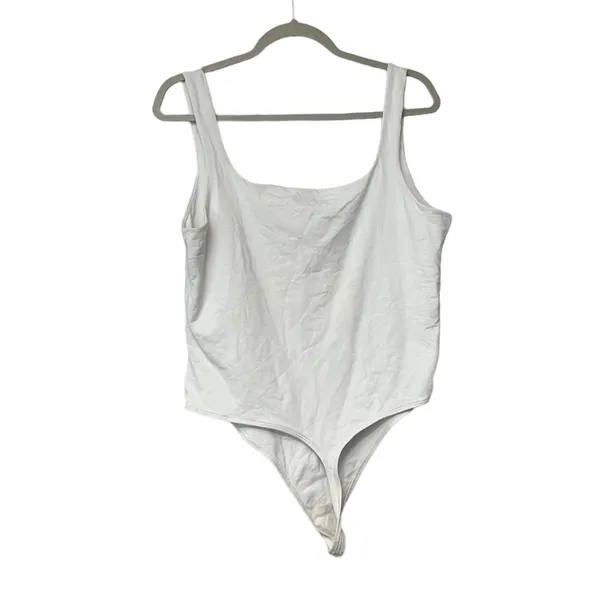 Aritzia Babaton White Bodysuit Top - Image 3
