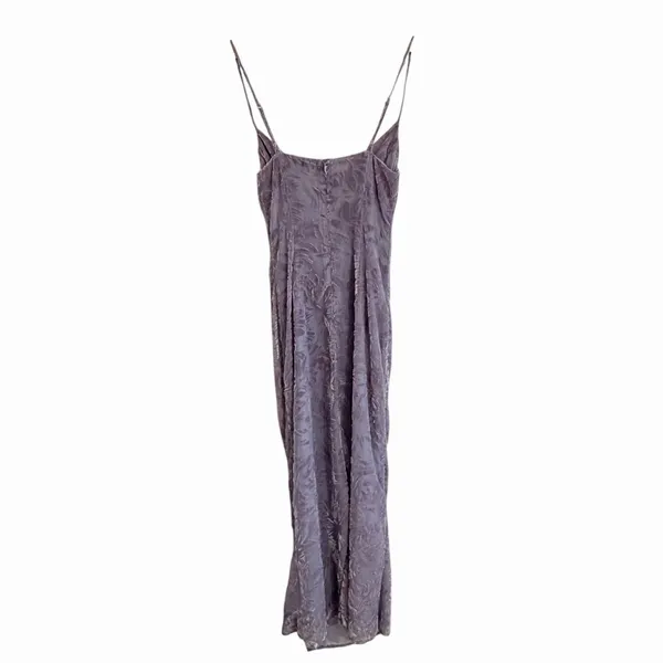 Y2k Fairy Womens Devore Velvet Burnout Floral Maxi Dress Size 4 Whimsigoth HOCO - Image 7