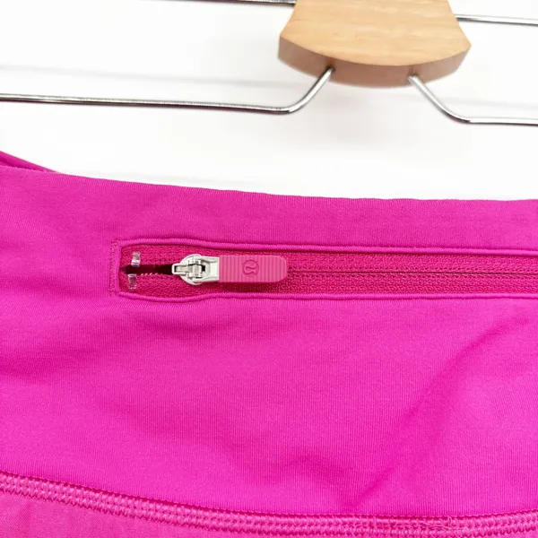 Lululemon Womens Ripened Raspberry Speed Up Short Long 4" Gym Running Shorts 14 - Image 7