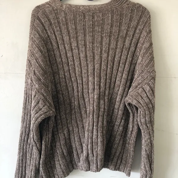 A New Day Brown Knit Cardigan Sweater Jacket Top Medium - Image 7