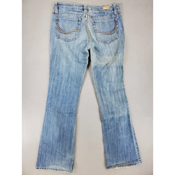 Refuge Bootcut Jeans Womens 9L Light Blue Low Rise‎ Stretch Denim HE-2101CR34 - Image 3