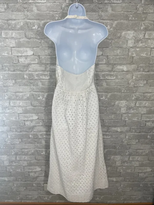 a new day White Eyelet Halter Maxi Dress - Image 3