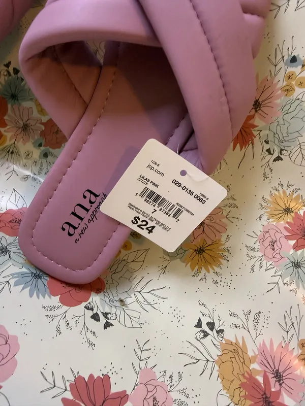 A.N.A Pink Slide Sandals - Image 2