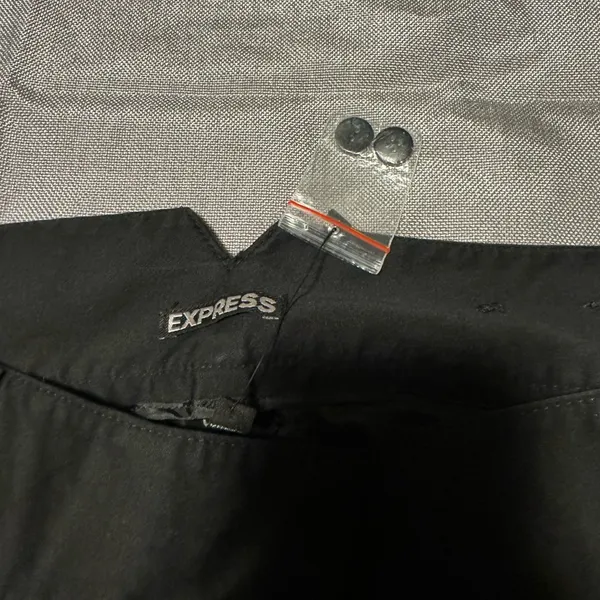 Express Black High Waist Shorts - Image 4
