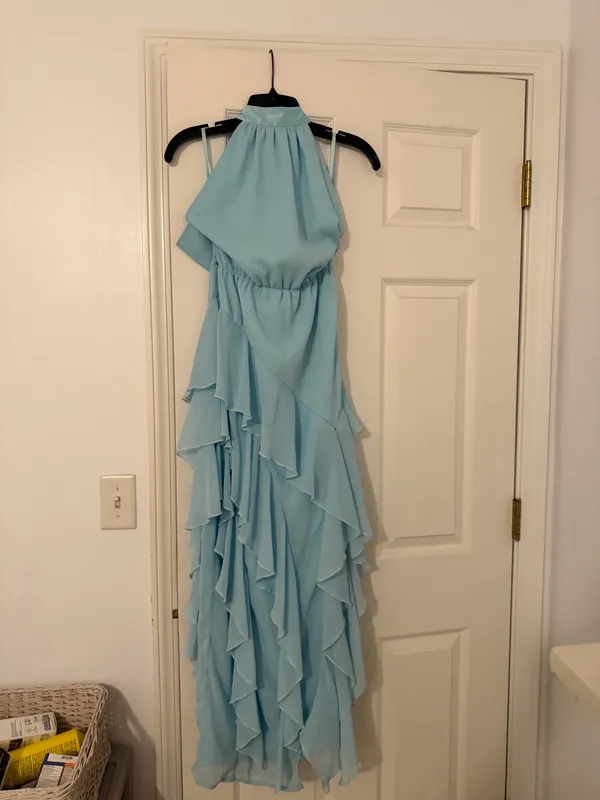 Beautiful teal dress Blue - Image 3