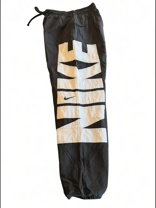 Nike Windbreaker Track Pants Women’s Small Black/White - Image 2