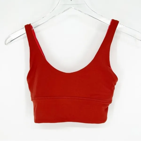 Lululemon Align A/B Cup‎ Sports Bra Women's Size 2 Mulled Wine Pilates Princess - Image 3
