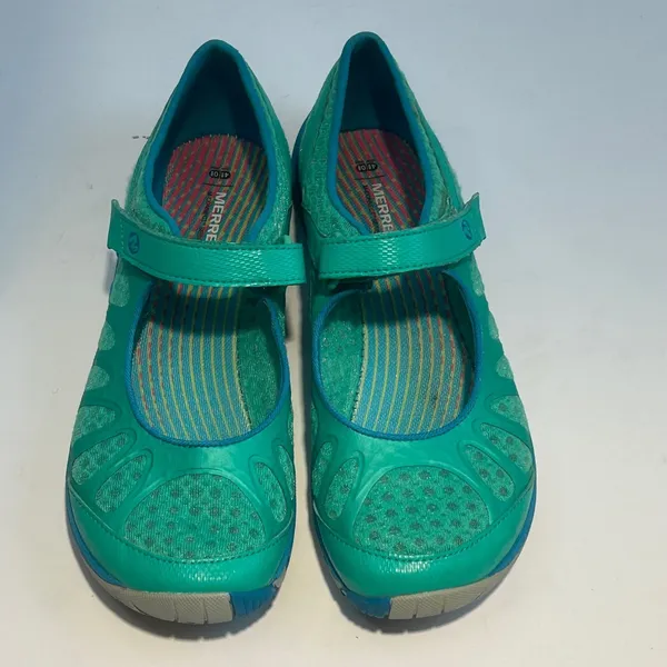 Merrell Crush Glove MJ Womens 8.5 Mint Leaf Green Barefoot Vibram Sneakers - Image 3