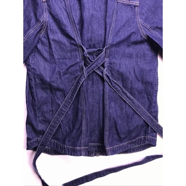 Cabi‎ Denim Jacket Womens XL Blue Belted Button Front Chore Coat Classic - Image 10