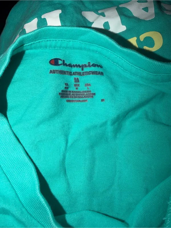 Champion Teal Carolina Tar Heels Long-Sleeve Pocket Tee - Image 3