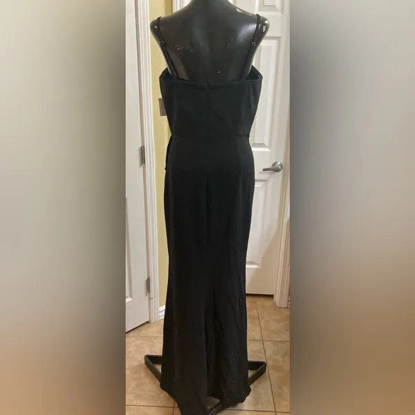 NWT Dress the Population Kai Strapless Gown – Black – Size Large - Image 4