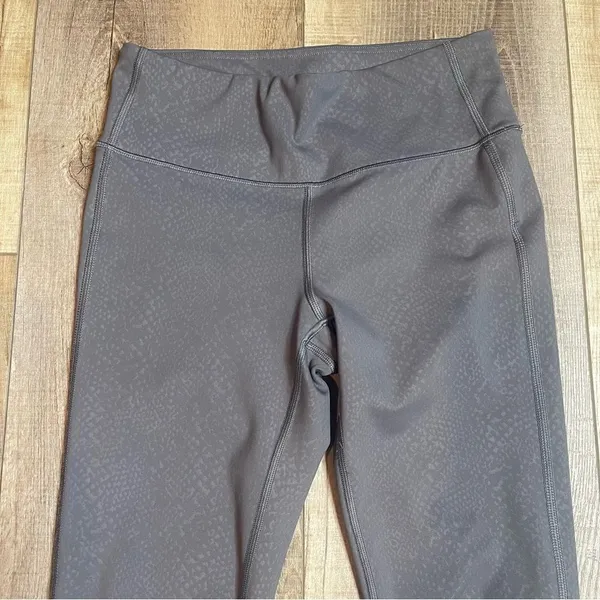 Athleta Gray‎ Workout Yoga Leggings Size Small 27" Tight - Image 7