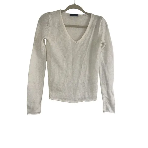 ✨Brandy Melville ANDI MOHAIR V-NECK SWEATER✨ - Image 2