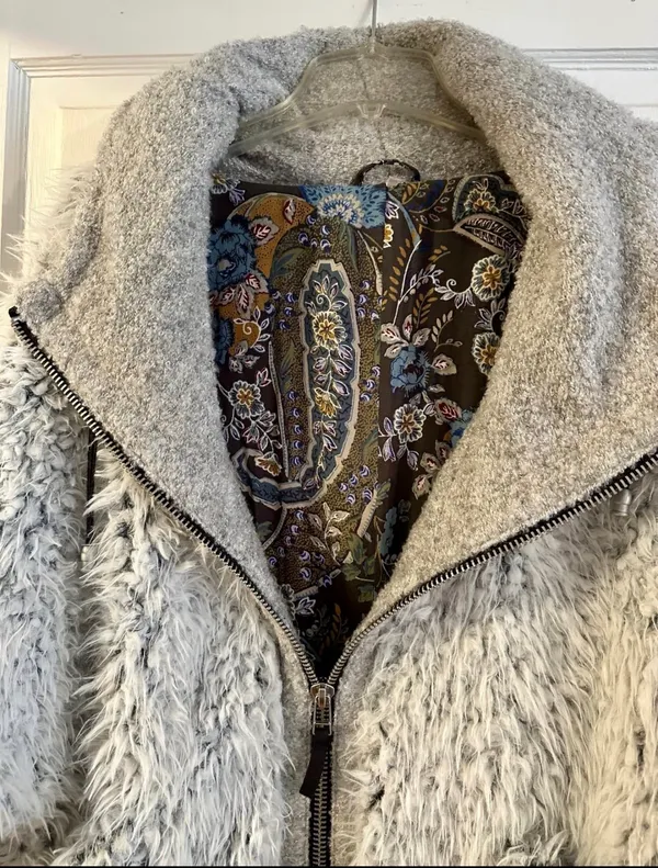 Free people fuzzy dolman jacket - Image 4
