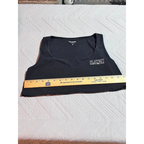 Playboy cropped tank‎ top, Pac Sun, size small - Image 3