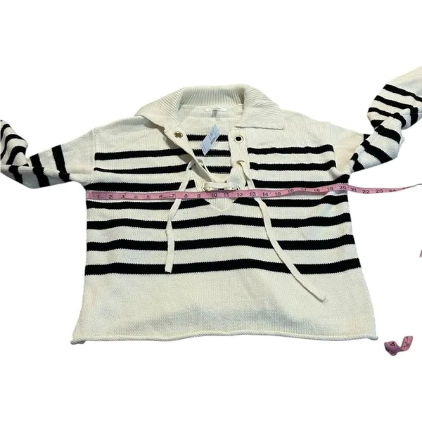 MAURICES nwt slightly cropped striped sweater - Image 2