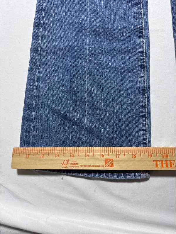 7 For All Mankind Vintage Flared Jeans - Classic Blue Denim - Image 2