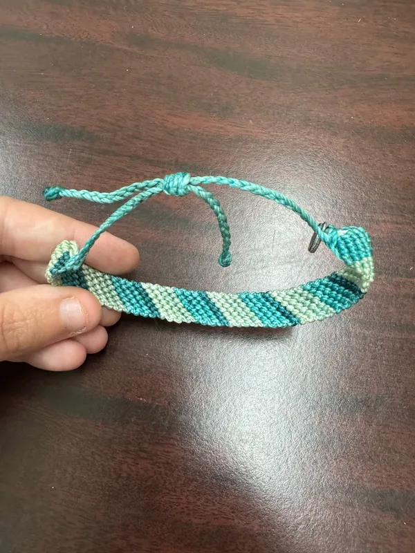 Pura Vida Green and Blue Bracelet - Image 2