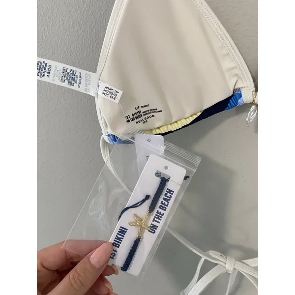 Aerie On The Beach Bikini Top Bralette Women’s Size Small - Image 2
