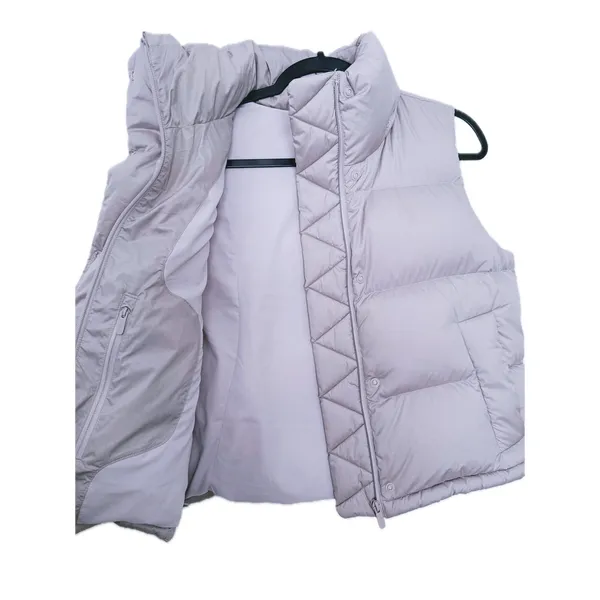 Lululemon Womens Wunder Puff Cropped Vest Size 4 Natural Ivory Outdoor Hiking - Image 5