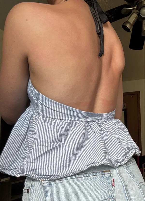 Zara Halter Tie Top - Image 2