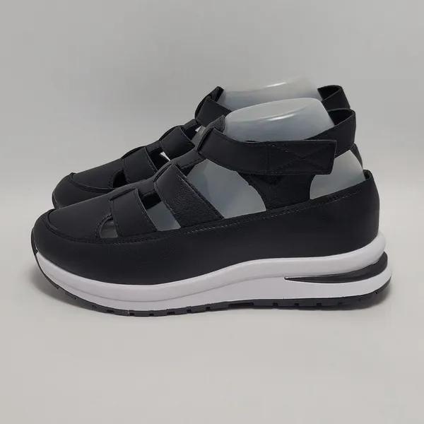 Fashion Comfort Sandals Hollow-Out Sporty Fisherman Style Platform Wedges Sz 40 - Image 5