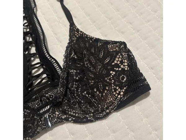 Victoria’s Secret Very Sexy Black Front Close Plunge Bralette XS Extra Small NWT - Image 9