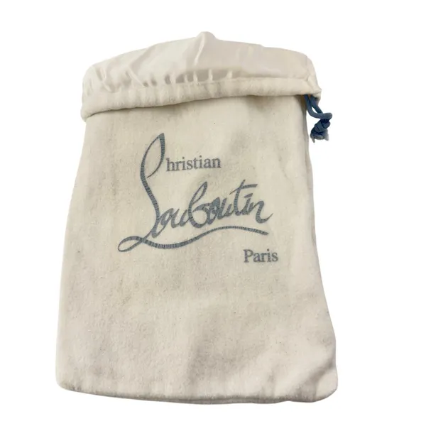 Christian Louboutin Paris Drawstring Lined‎ Dust Bag 13"x 8" Classic Collector - Image 2