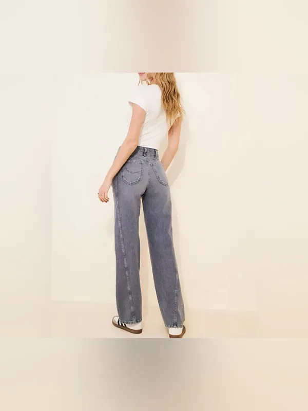 NWOT Free People We the Free Aster Straight Leg Jeans - slate grey - 27 - Image 6
