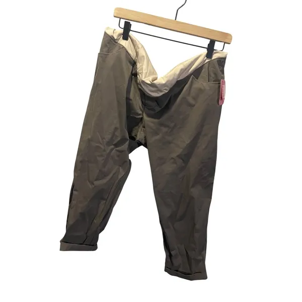 Isabel Maternity Pants By Ingrid & Isabel Size 14 Taupe‎ Stretchy - Image 2