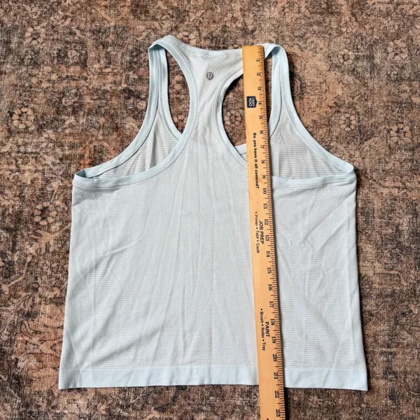 Lululemon Swiftly Tech Racerback Tank Top 2.0 Sheer Blue Size 10 - Image 6