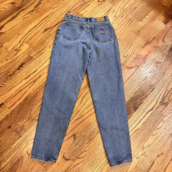 Vintage Lawman Jeans Women's Size 9 High Rise Tapered Mom‎ Jeans Embroidered - Image 2