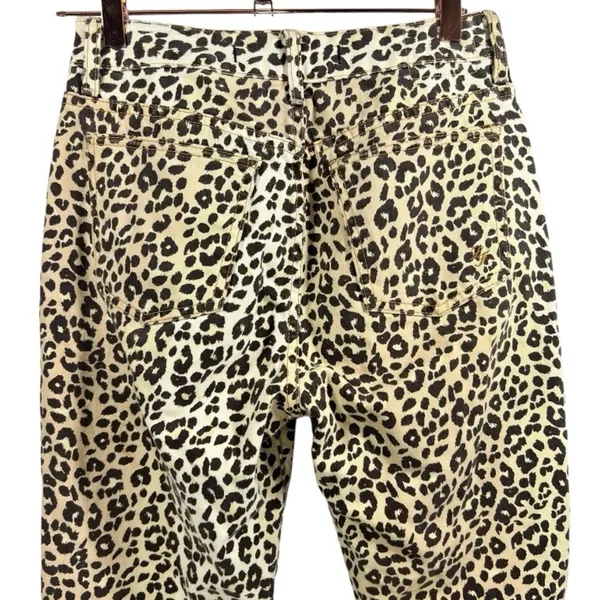 Lovers + Friends Logan Hi-Rise Tapered La Lita‎ Leopard Print Jeans 26 - Image 5