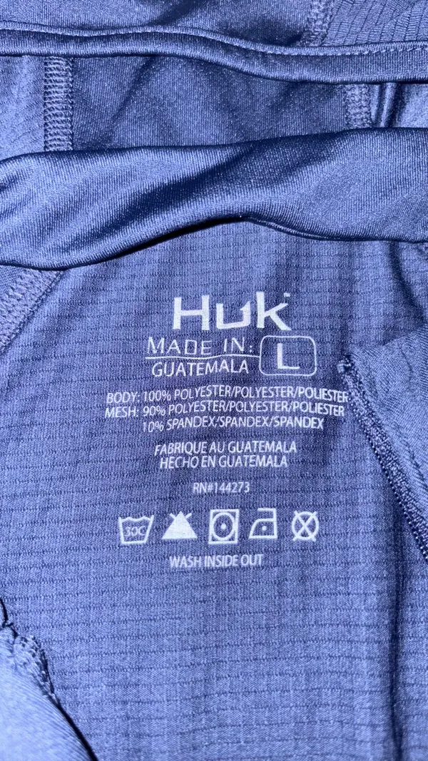Huk long sleeve shirt Blue Size L - Image 3