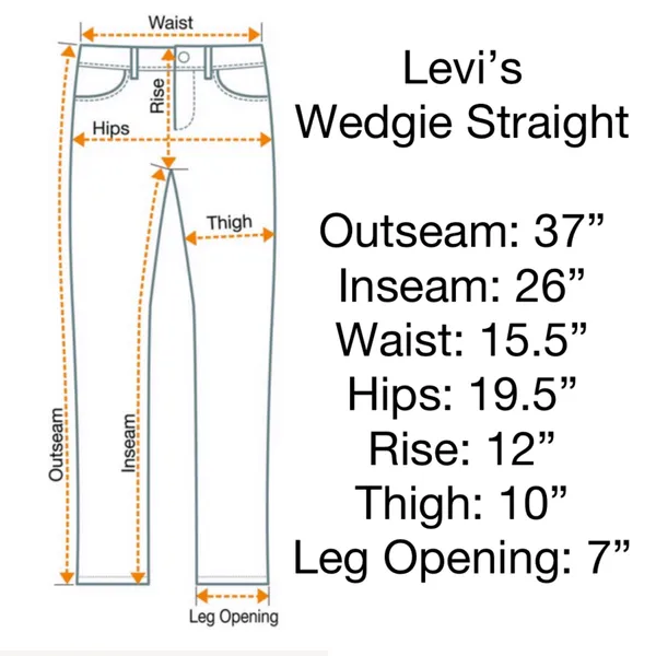 Levi's NWT Wedgie Straight High Rise Jeans - Image 8