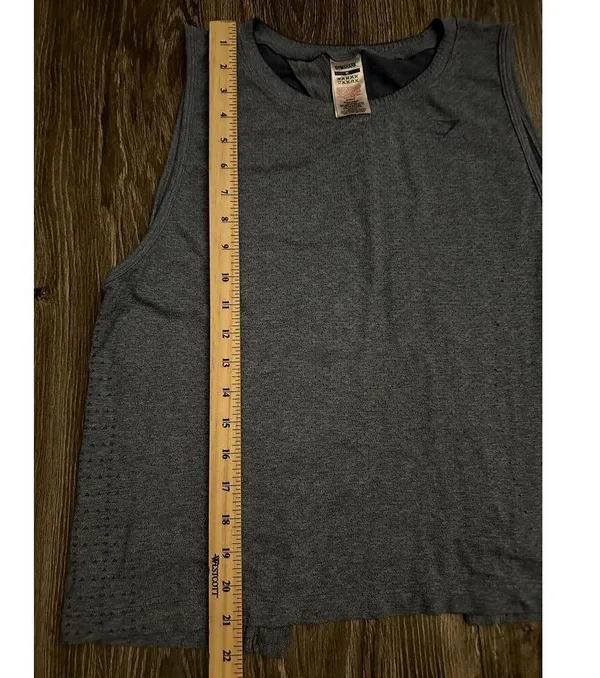 Gymshark Open Back Tank Top size Medium - Image 4