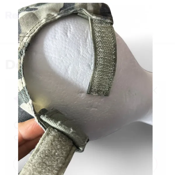 Army Camouflage women’s Cap Adjustable Baseball Hat. Green - Image 5