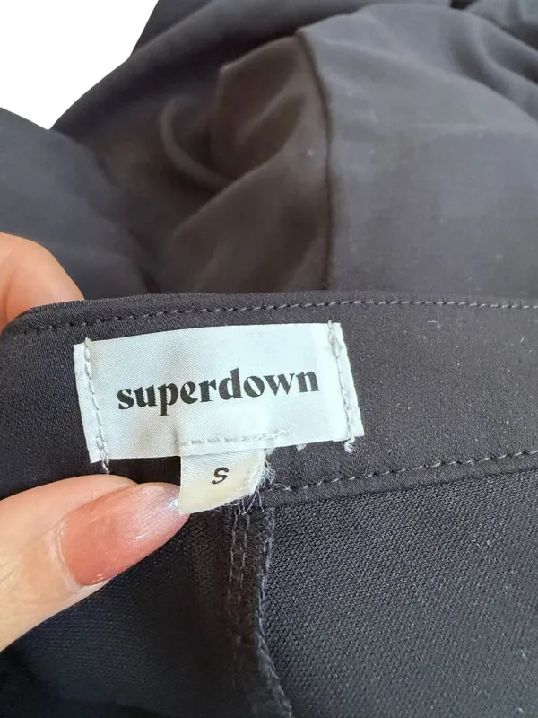SUPERDOWN Black High Waist Skinny Dress Pants Size Small - Image 7