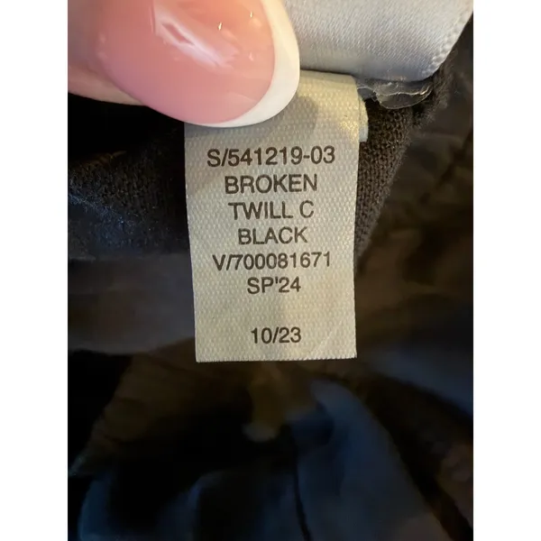 Gap Cargo Pants Women Small Black Elastic Waist Broken Twill Utility Streetwear - Image 11