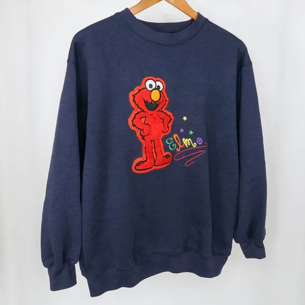 Vintage 90s Elmo Sesame Street Sweatshirt - Image 3